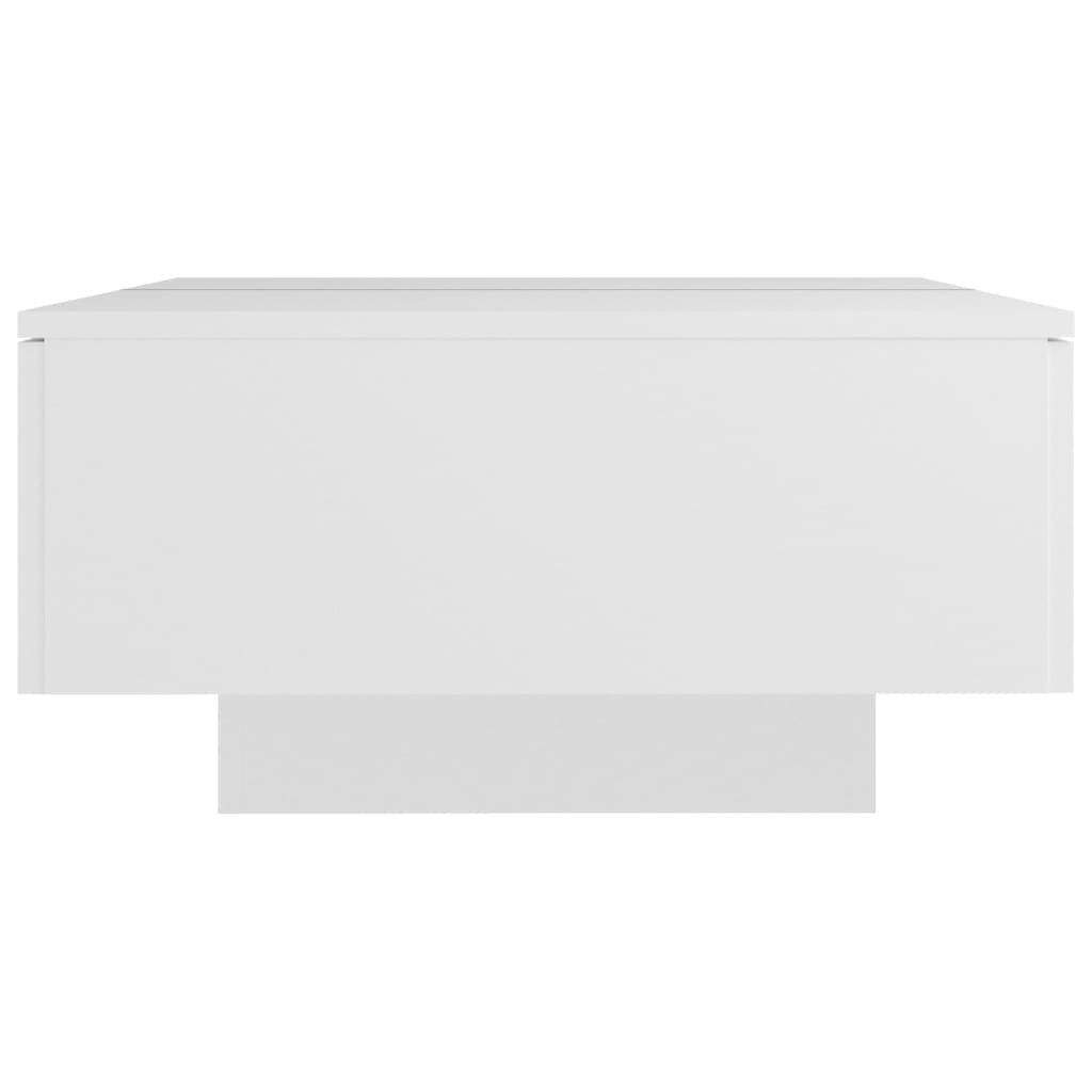 vidaXL Table basse Blanc 90x60x31 cm Aggloméré