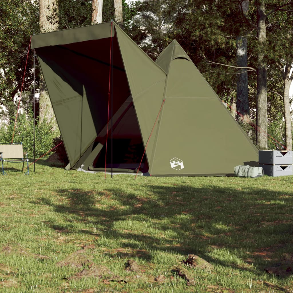 vidaXL Tente familiale tipi 6 personnes vert olive imperméable