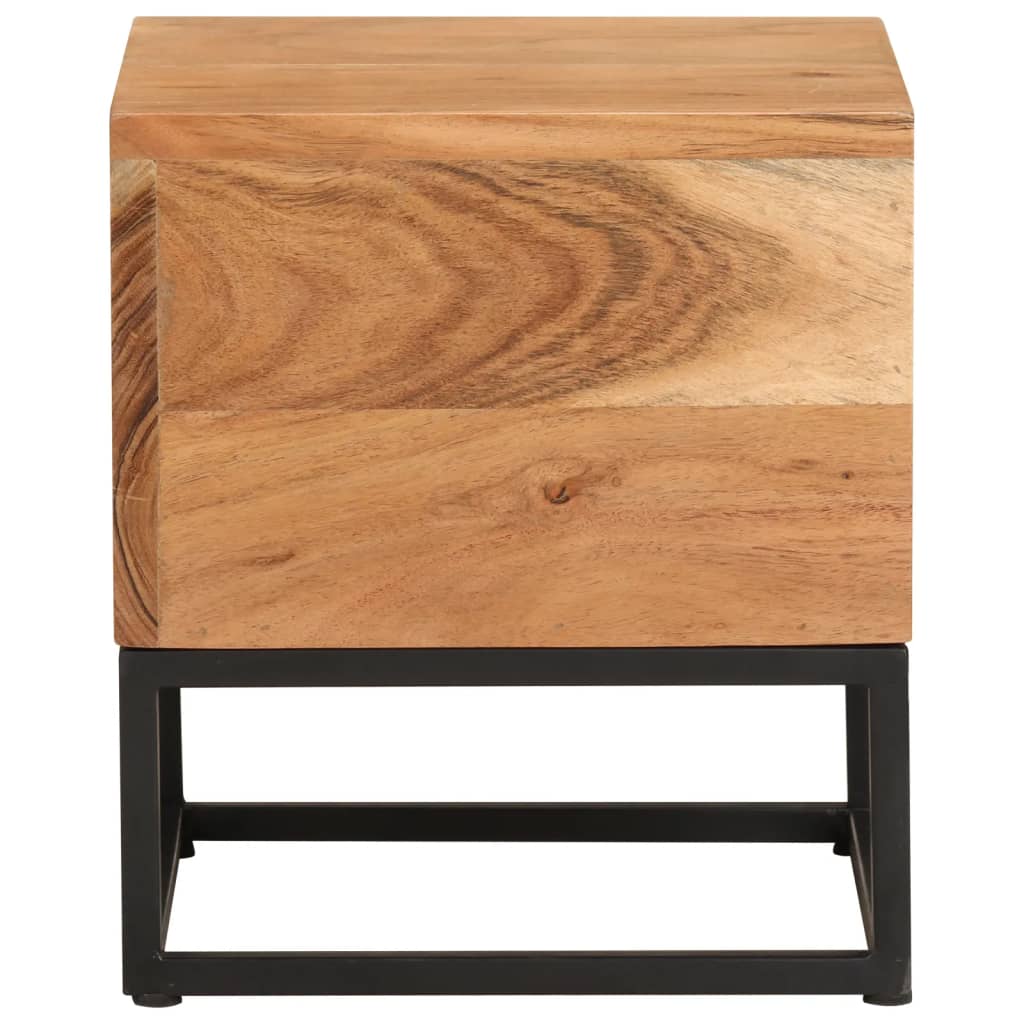 vidaXL Table d'appoint 30x30x33 cm Bois d'acacia massif