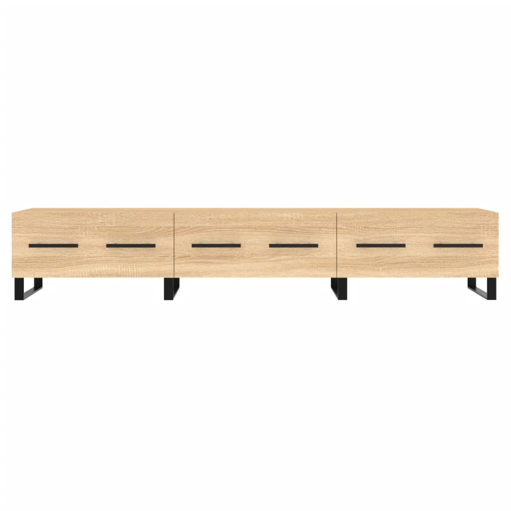 vidaXL Meuble TV chêne sonoma 150x36x30 cm bois d'ingénierie