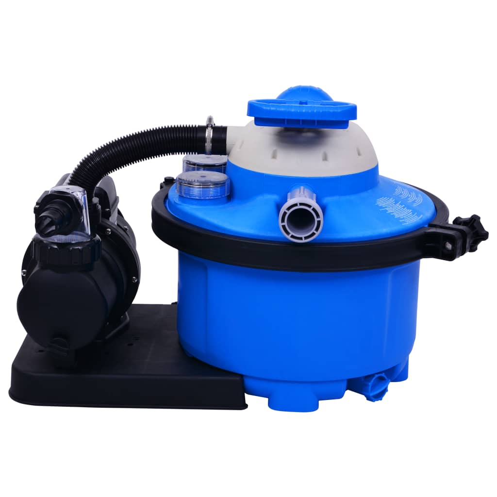 vidaXL Pompe de filtration à sable avec minuterie 450 W 25 L