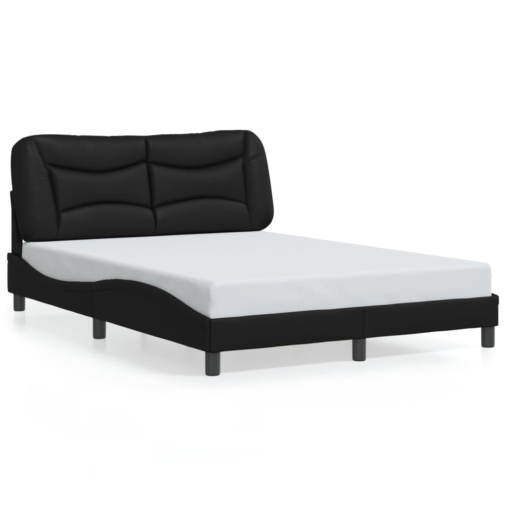 vidaXL Cadre de lit sans matelas noir 120x200 cm similicuir