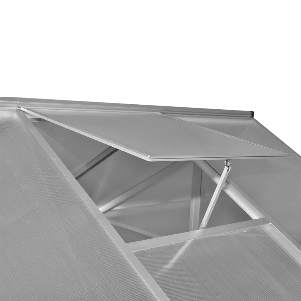 vidaXL Serre Aluminium renforcé 3,46 m²