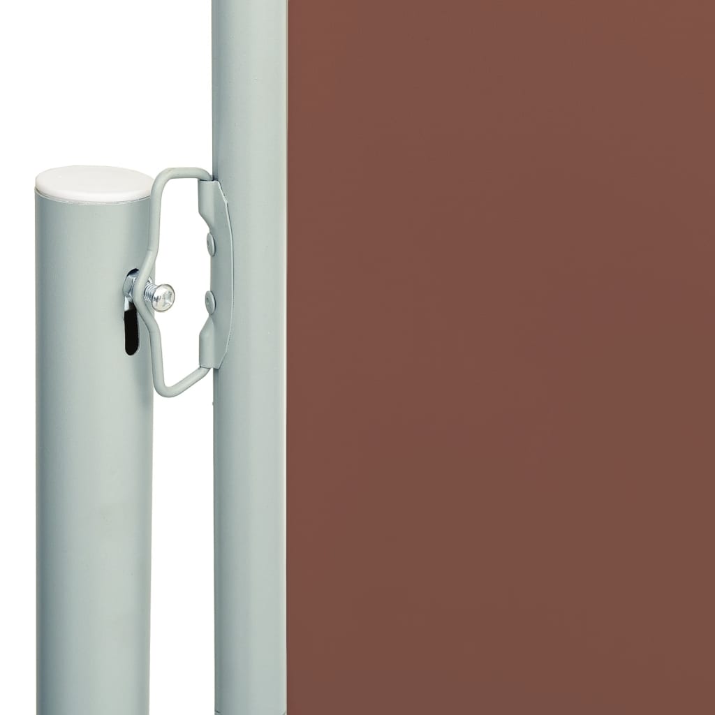 vidaXL Auvent latéral rétractable de patio 180x600 cm Marron