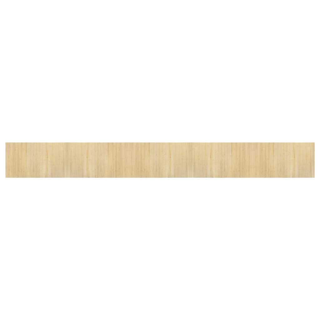 vidaXL Tapis rectangulaire naturel clair 60x500 cm bambou