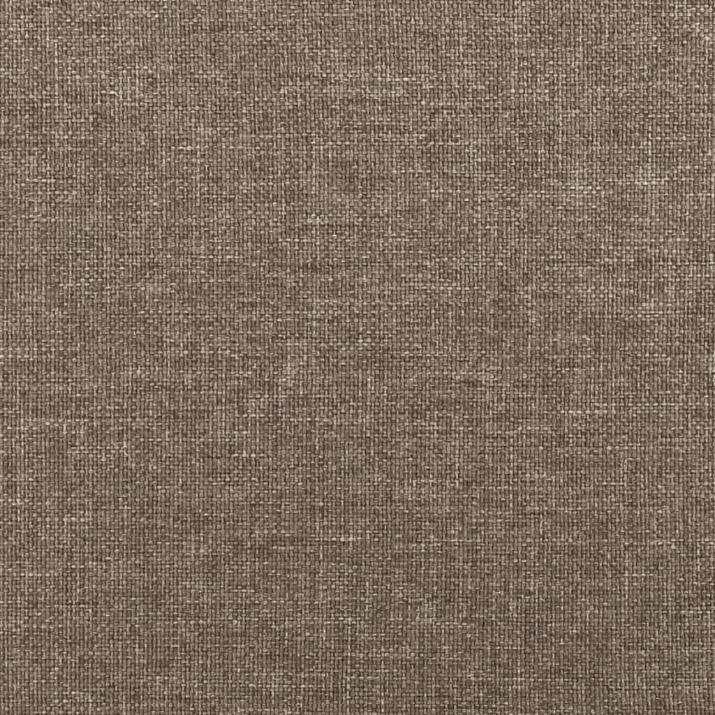 vidaXL Cadre de lit Taupe 80x200 cm Tissu