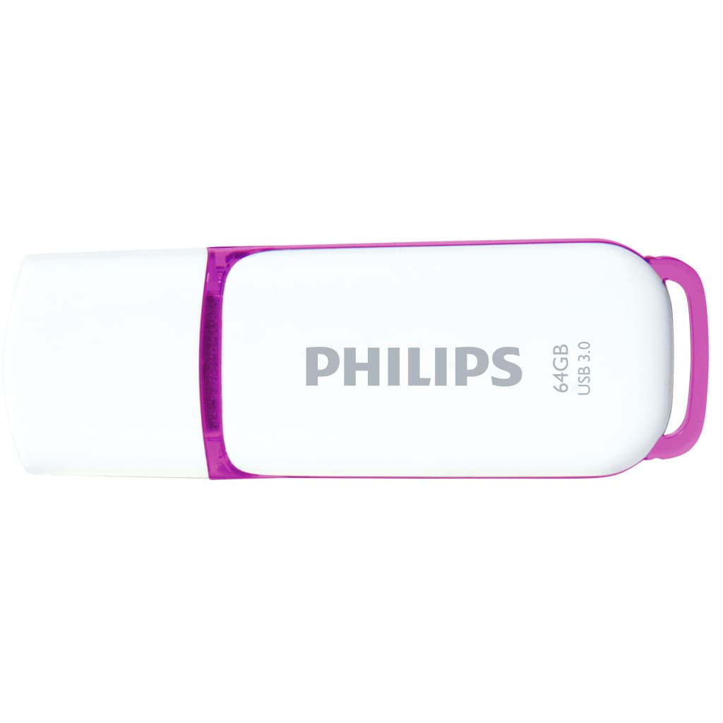 Philips Clé USB 3.0 Snow 64 Go Blanc et violet