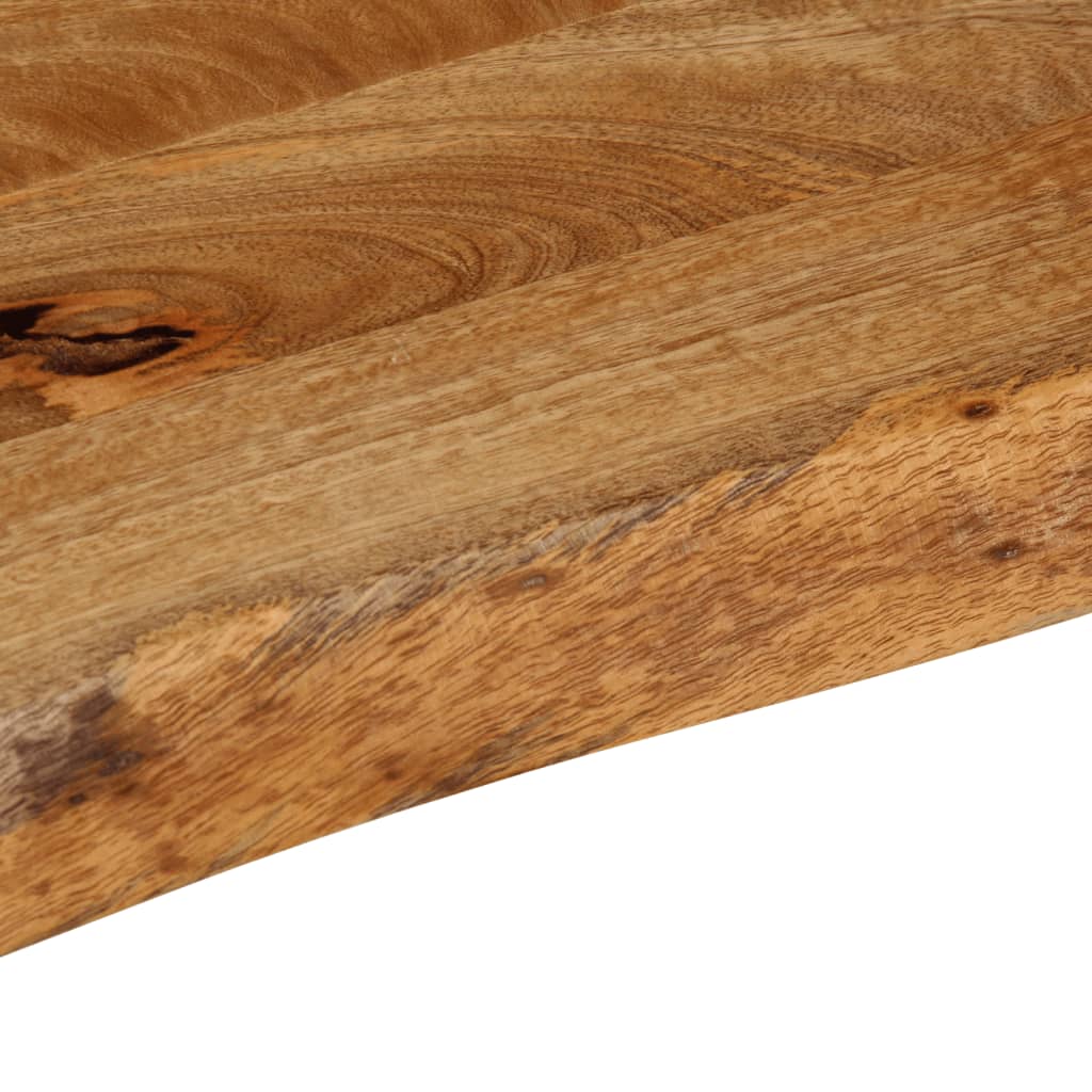 vidaXL Dessus de table à bord vivant 90x40x2,5 cm bois massif manguier