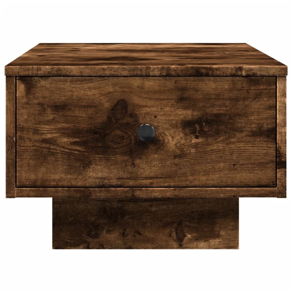 vidaXL Table basse chêne fumé 60x45x31 cm bois d'ingénierie