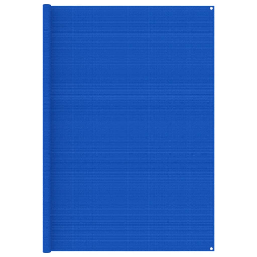vidaXL Tapis de tente 250x400 cm Bleu
