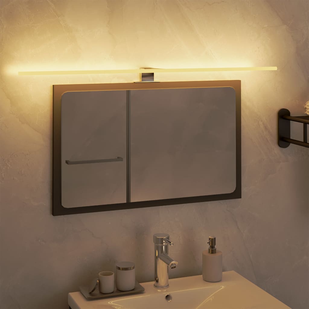 vidaXL Lampe de miroir à LED 7,5 W Blanc chaud 80 cm 3000 K