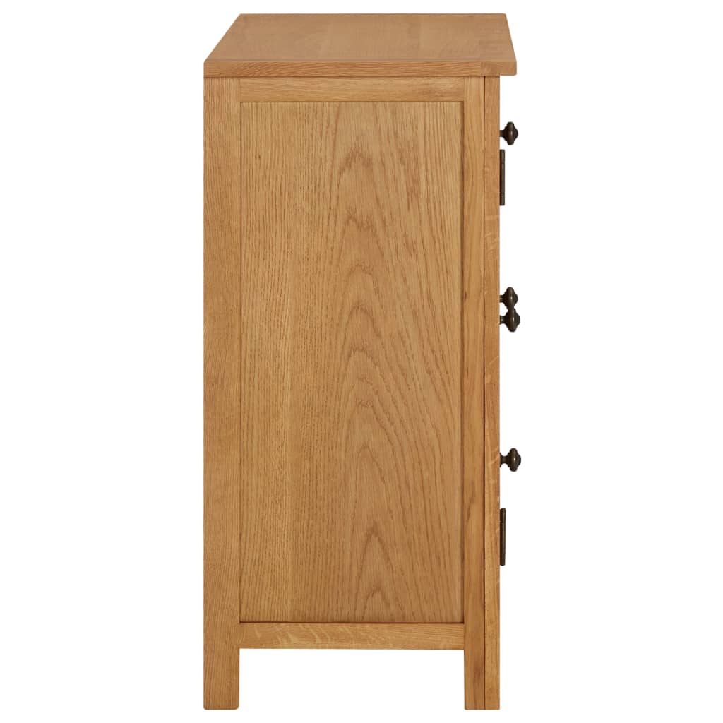 vidaXL Armoire 70x35x75 cm Bois de chêne massif