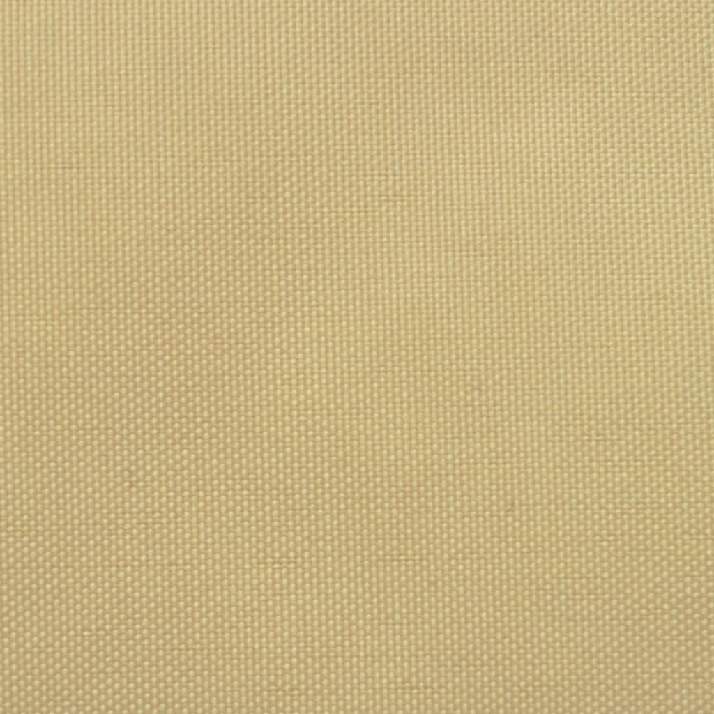 vidaXL Voile de parasol tissu oxford rectangulaire 4x6 m beige
