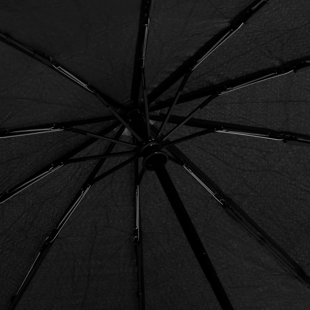 vidaXL Parapluie pliable automatique Noir 104 cm