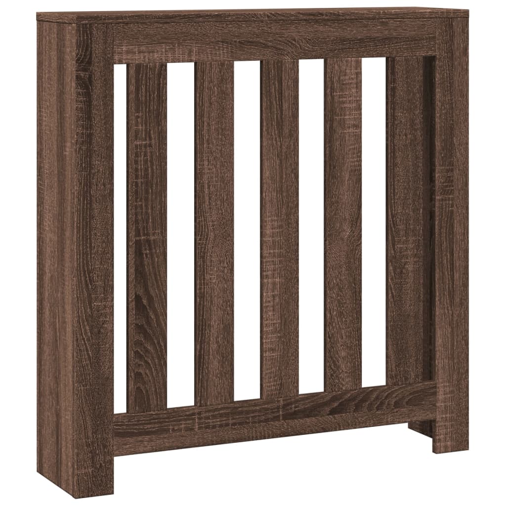 vidaXL Cache-radiateur chêne marron 78x20x82 cm bois d'ingénierie