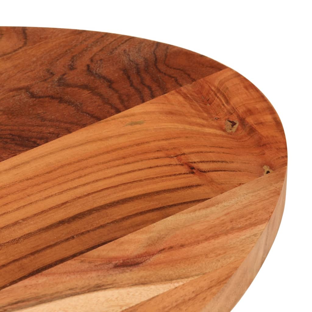vidaXL Dessus de table 120x60x3,8 cm ovale bois massif d'acacia