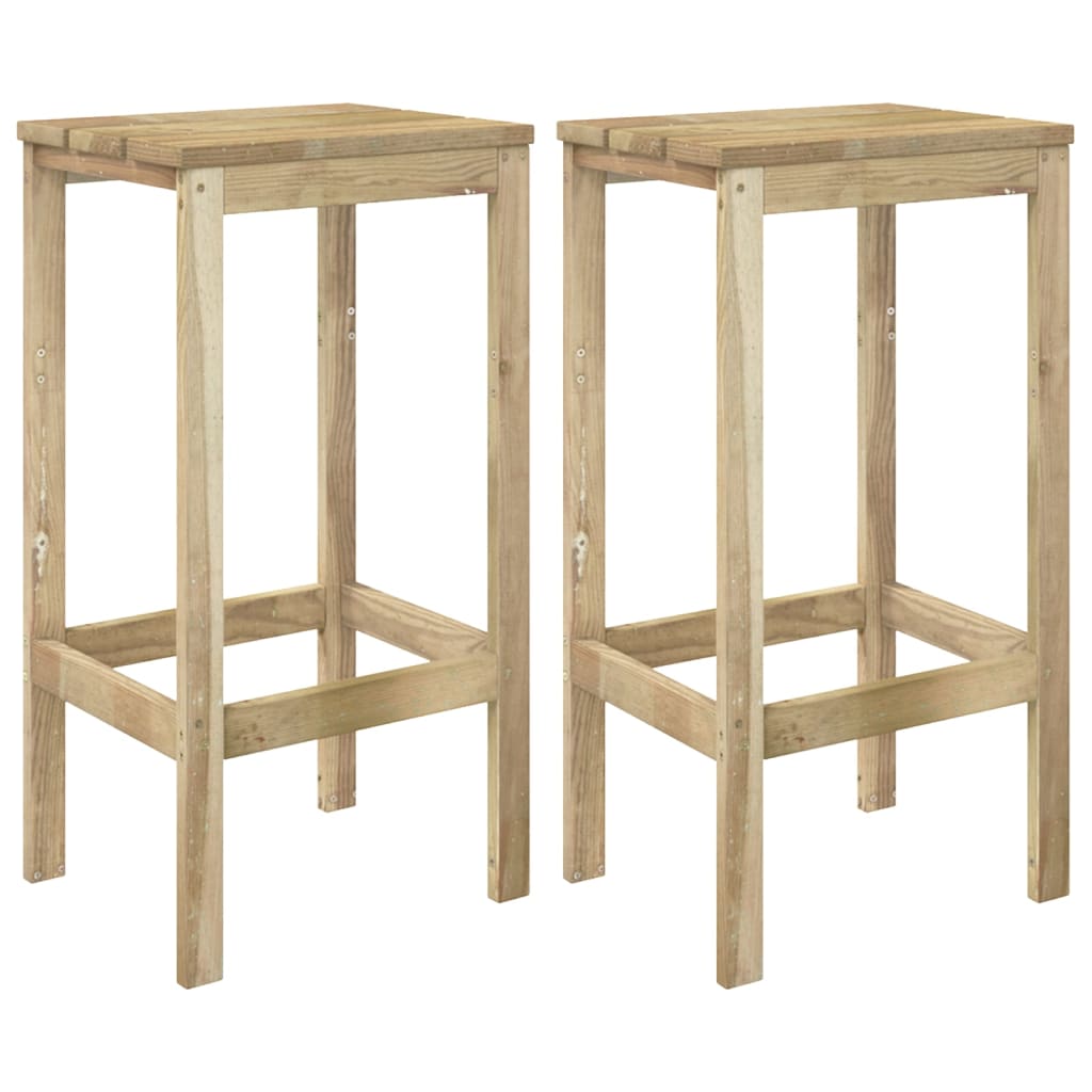 vidaXL Meubles de bar de jardin 3 pcs Bois de pin imprégné