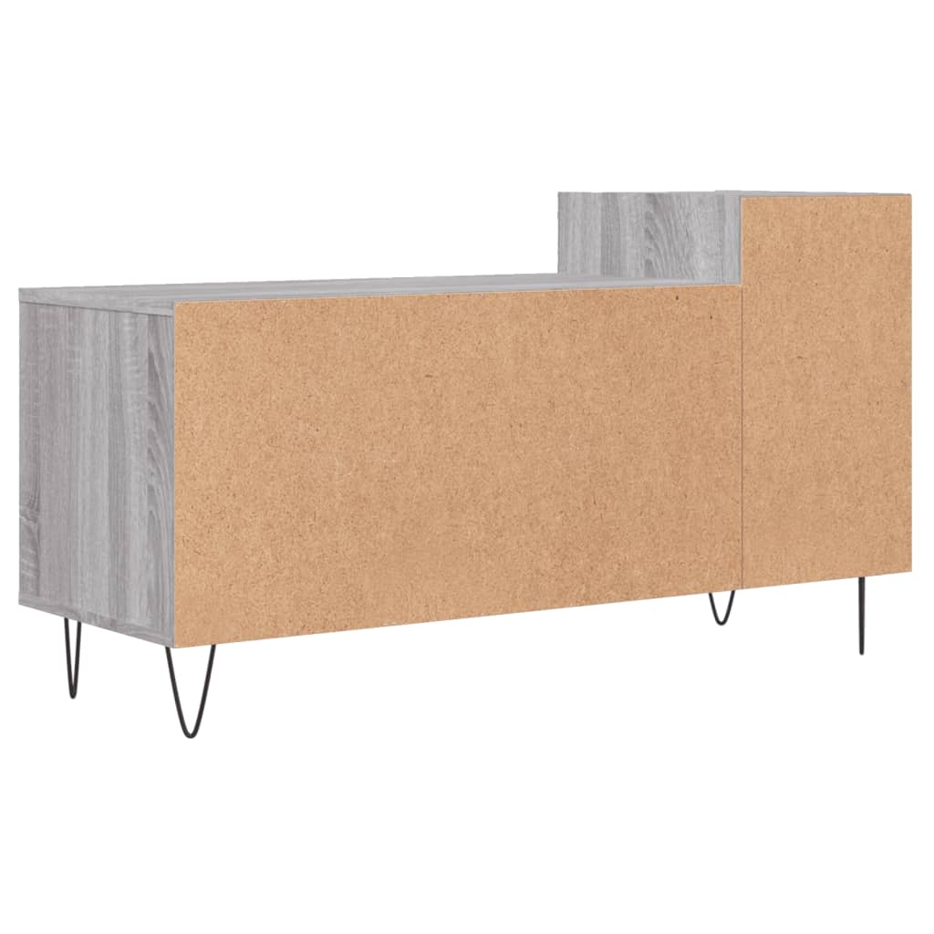 vidaXL Meuble TV Sonoma gris 100x35x55 cm Bois d'ingénierie