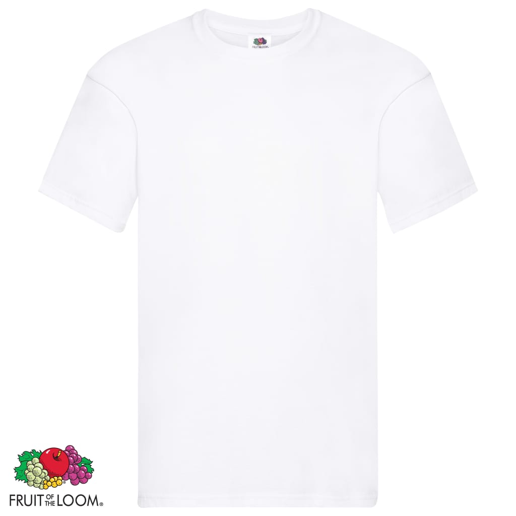 Fruit of the Loom T-shirts originaux 10 pcs Blanc M Coton