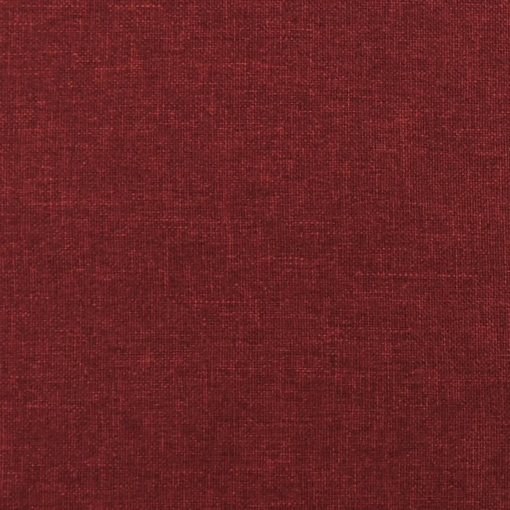 vidaXL Coussins décoratifs lot de 2 Rouge bordeaux 40x40 cm Tissu