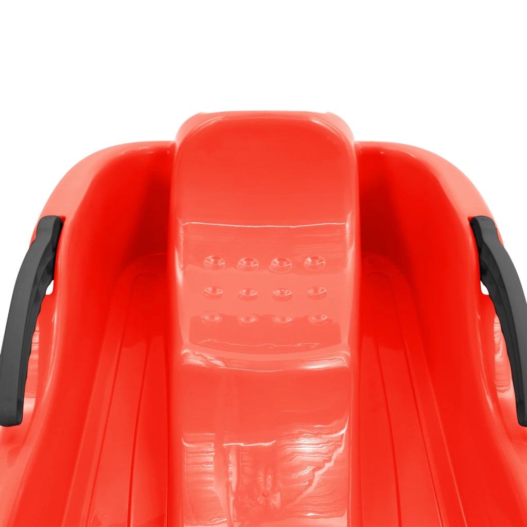 vidaXL Traîneau avec freins Rouge 87x40x18 cm Polypropylène