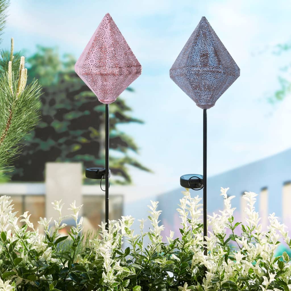 Luxform Lampe solaire à LED sur piquet de jardin Tyana Rose