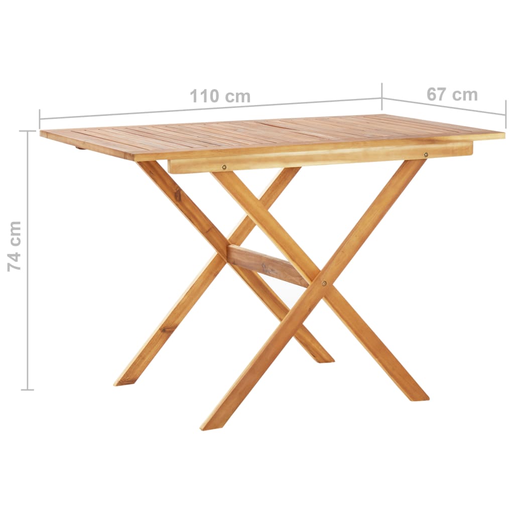 vidaXL Ensemble à manger de jardin 3 pcs Résine tressée et acacia Gris