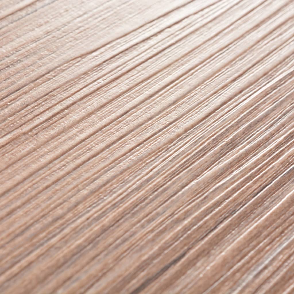 vidaXL Dalles de plancher PVC autoadhésif 5,02 m² 2 mm marron chêne