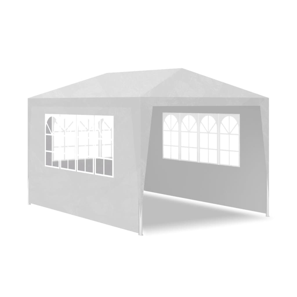 vidaXL Tente de réception 3 x 4 m Blanc
