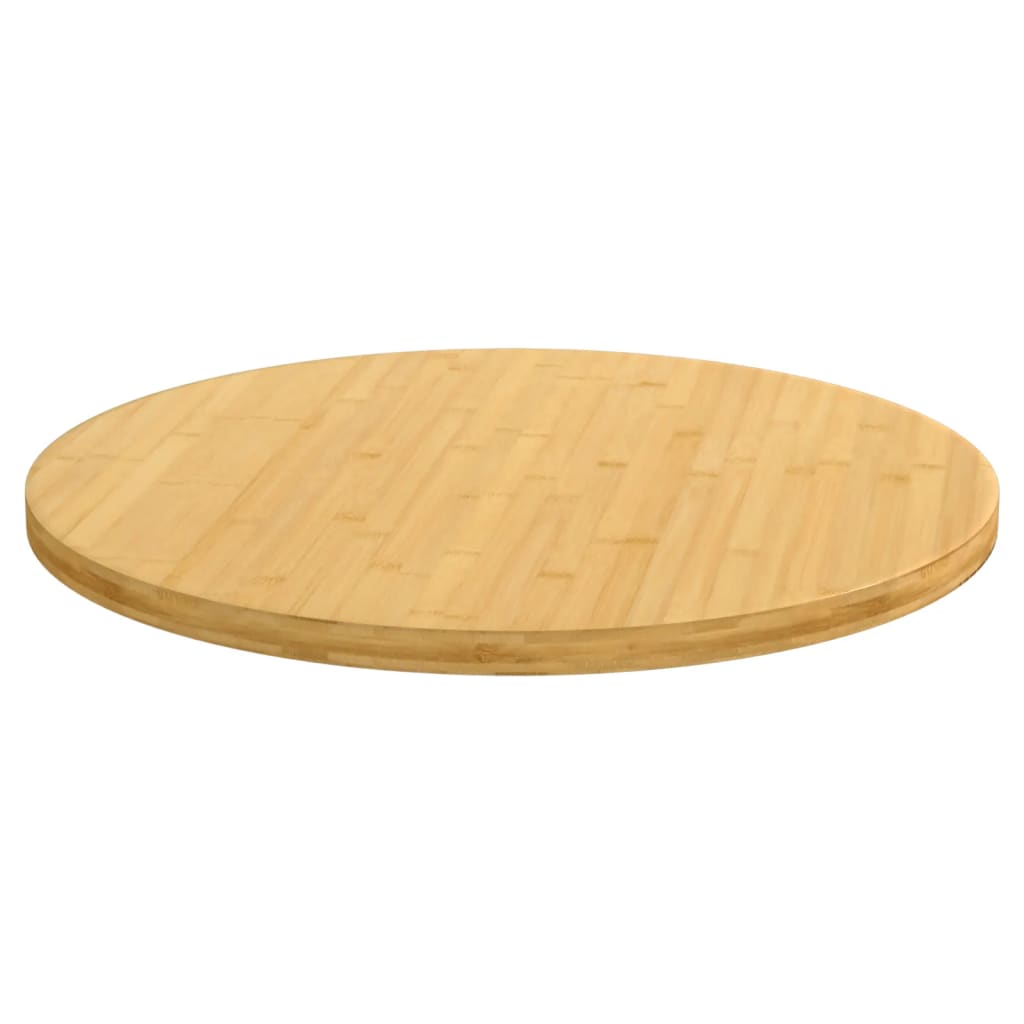 vidaXL Dessus de table Ø70x2,5 cm bambou