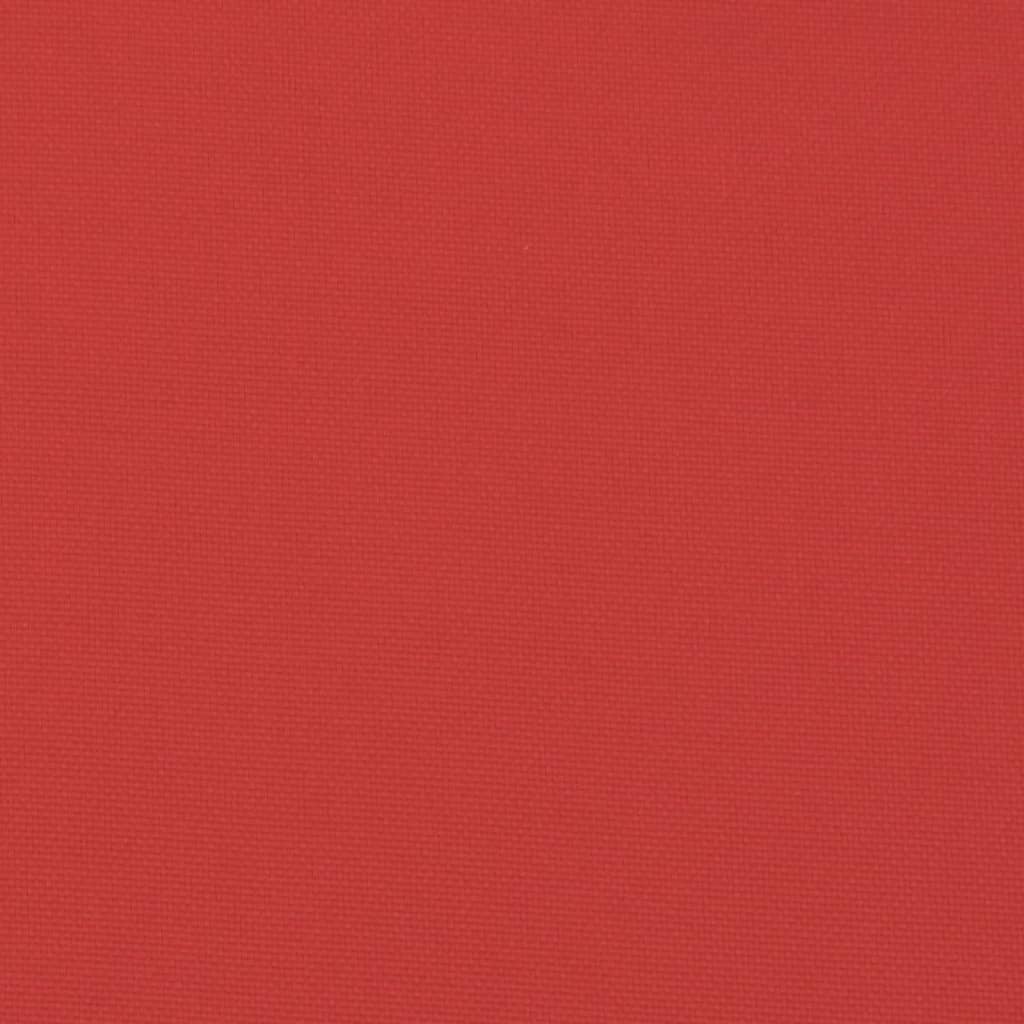 vidaXL Coussin de palette rouge tissu