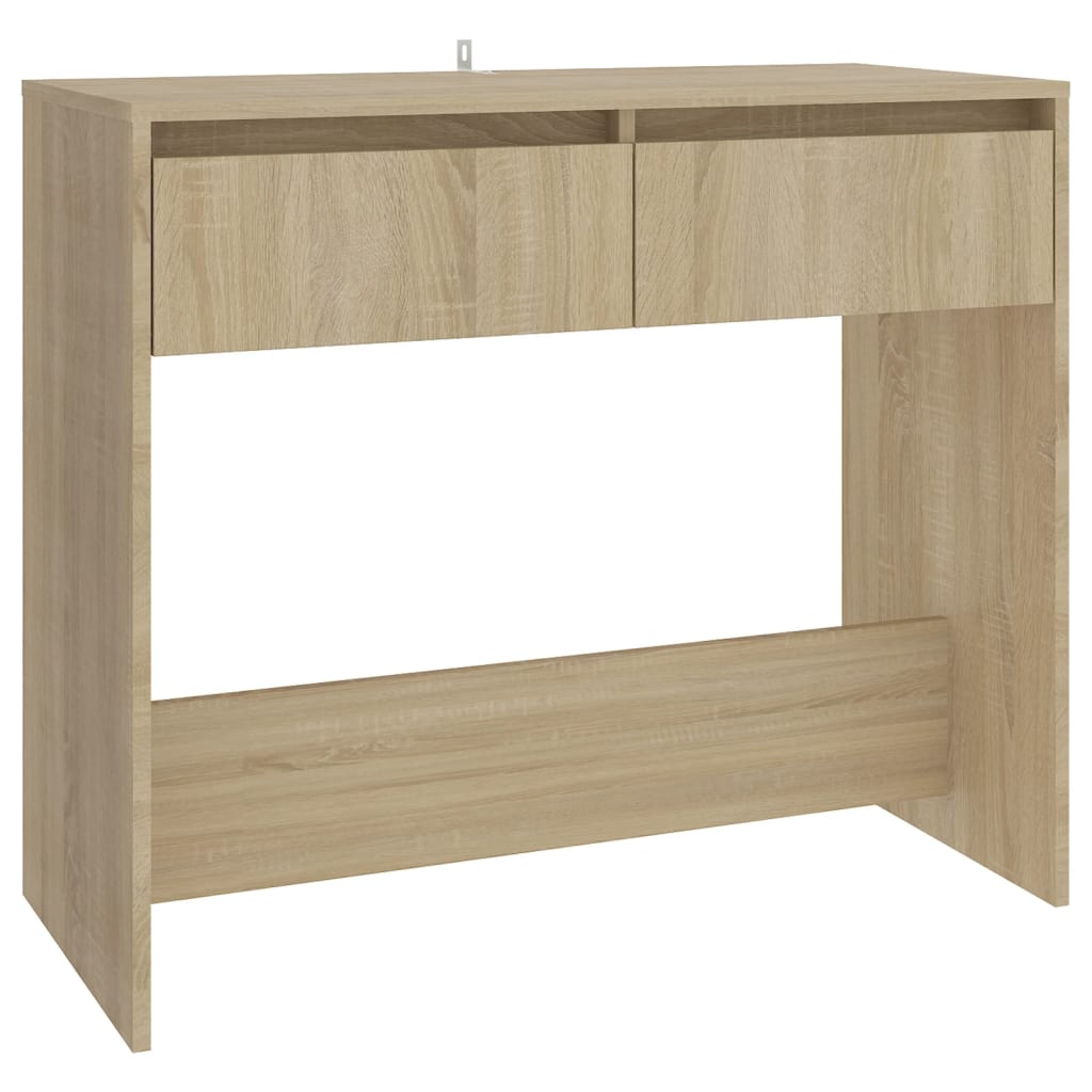 vidaXL Table console chêne sonoma 89x41x76,5 cm bois d'ingénierie