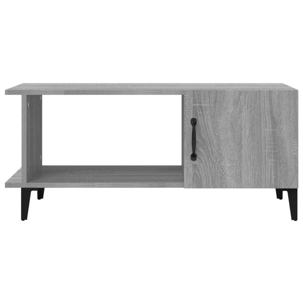 vidaXL Table basse Sonoma gris 90x50x40 cm Bois d'ingénierie