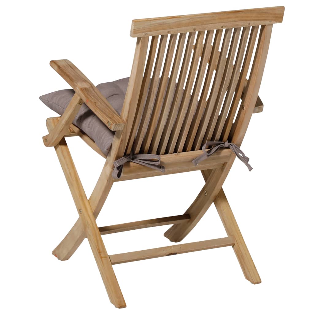 Madison Coussin de chaise Panama 46x46 cm Taupe