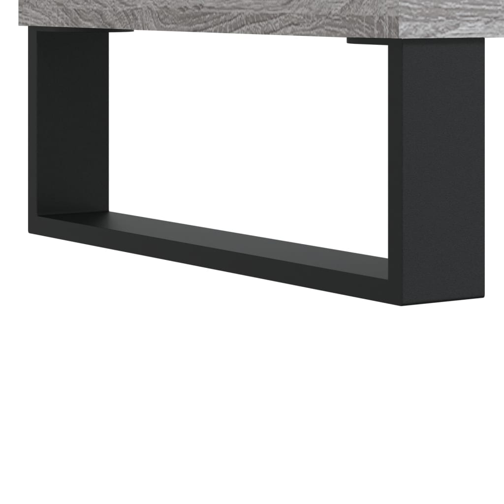 vidaXL Tables de chevet 2 pcs sonoma gris 40x35x47,5 cm