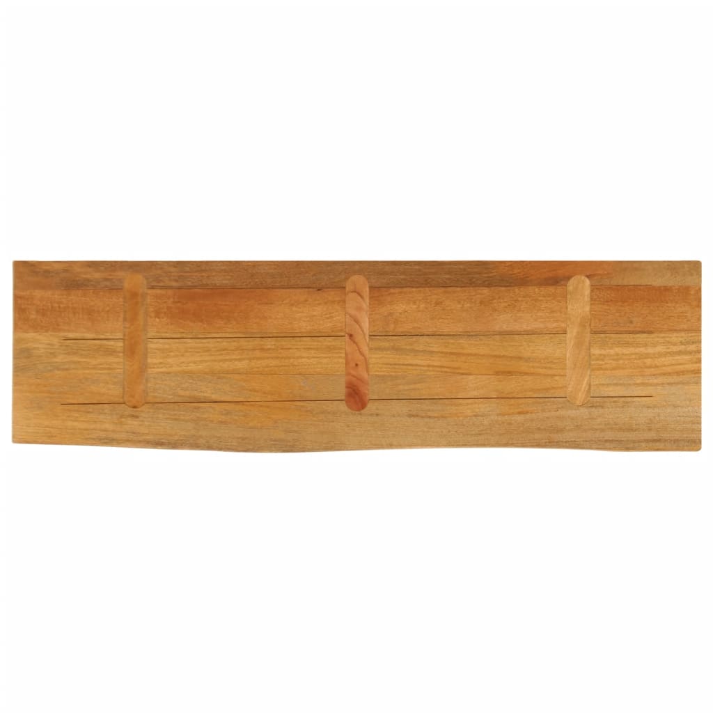 vidaXL Dessus de table à bord vivant 100x20x2,5cm bois massif manguier