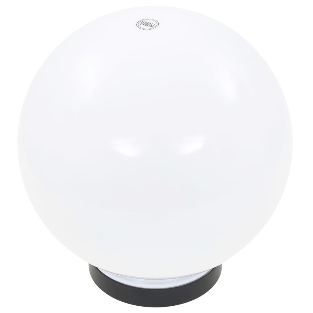 vidaXL Lampe à LED sous forme de boule 2 pcs Sphérique 20 cm PMMA
