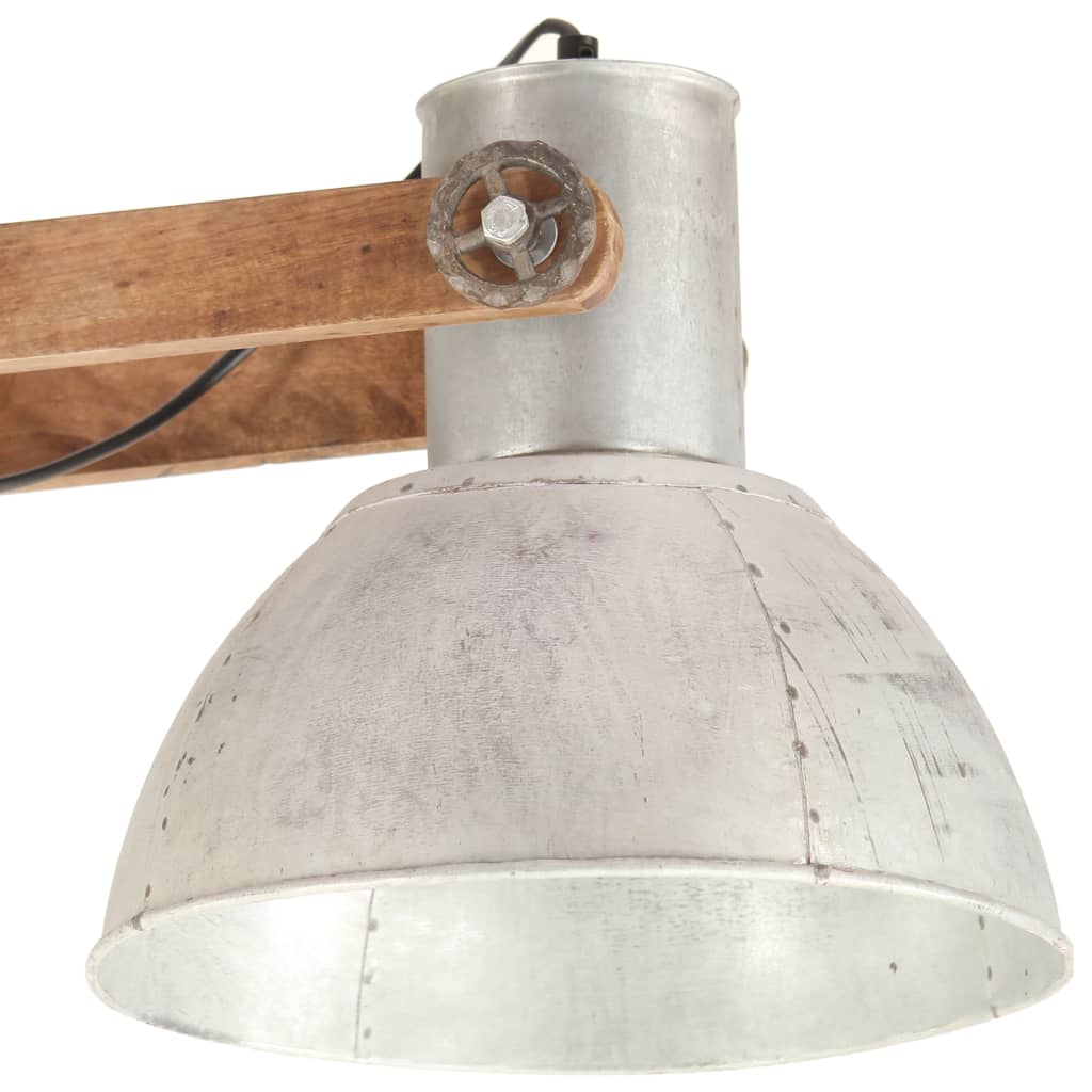 vidaXL Lampe suspendue industrielle 25 W Argenté 109 cm E27