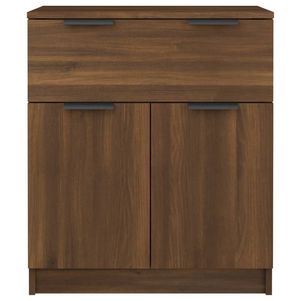 vidaXL Buffet chêne marron 60x30x70 cm Bois d'ingénierie