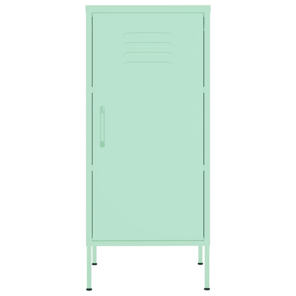 vidaXL Armoire de rangement Vert menthe 42,5x35x101,5 cm Acier