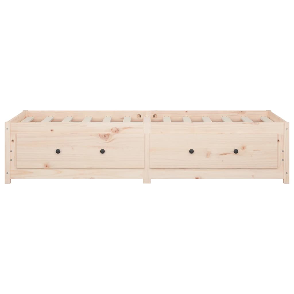 vidaXL Lit de jour 90x190 cm Simple Bois de pin massif