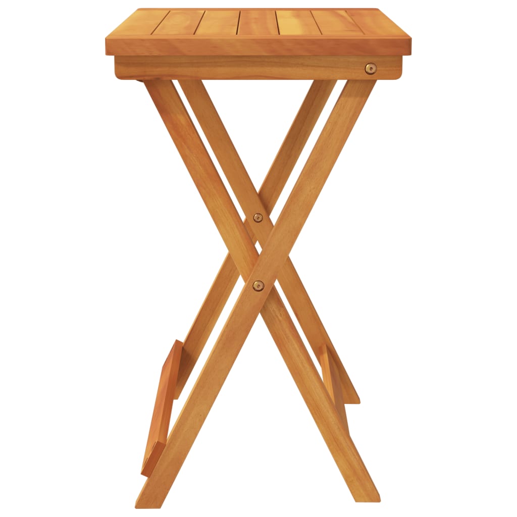 vidaXL Table pliable de jardin 50x36x60 cm bois d'acacia solide