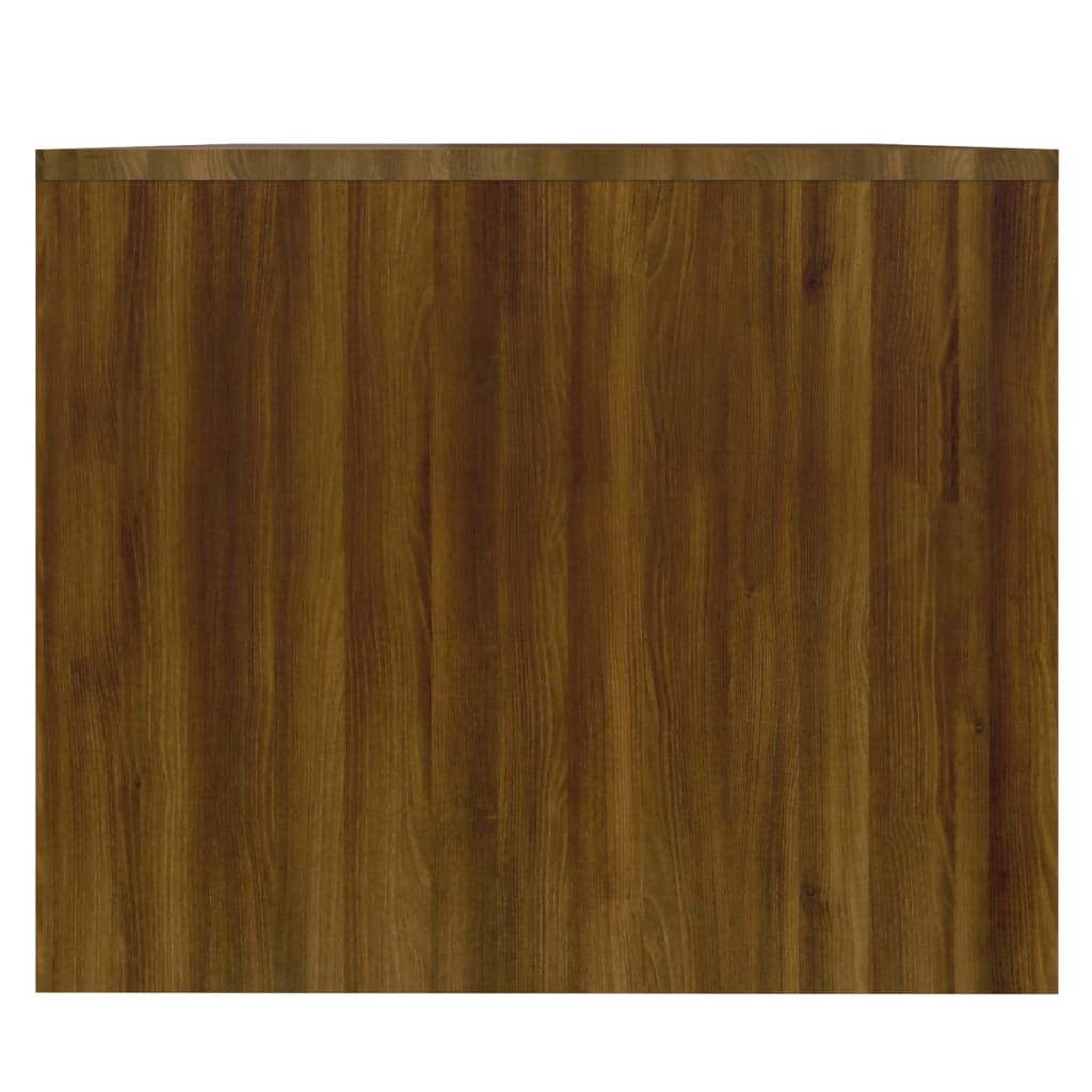 vidaXL Table basse Chêne marron 90x50x41,5 cm Aggloméré