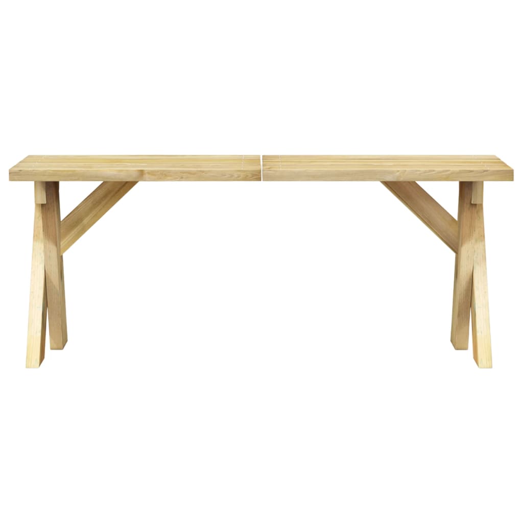 vidaXL Banc de jardin 110 cm Bois de pin imprégné