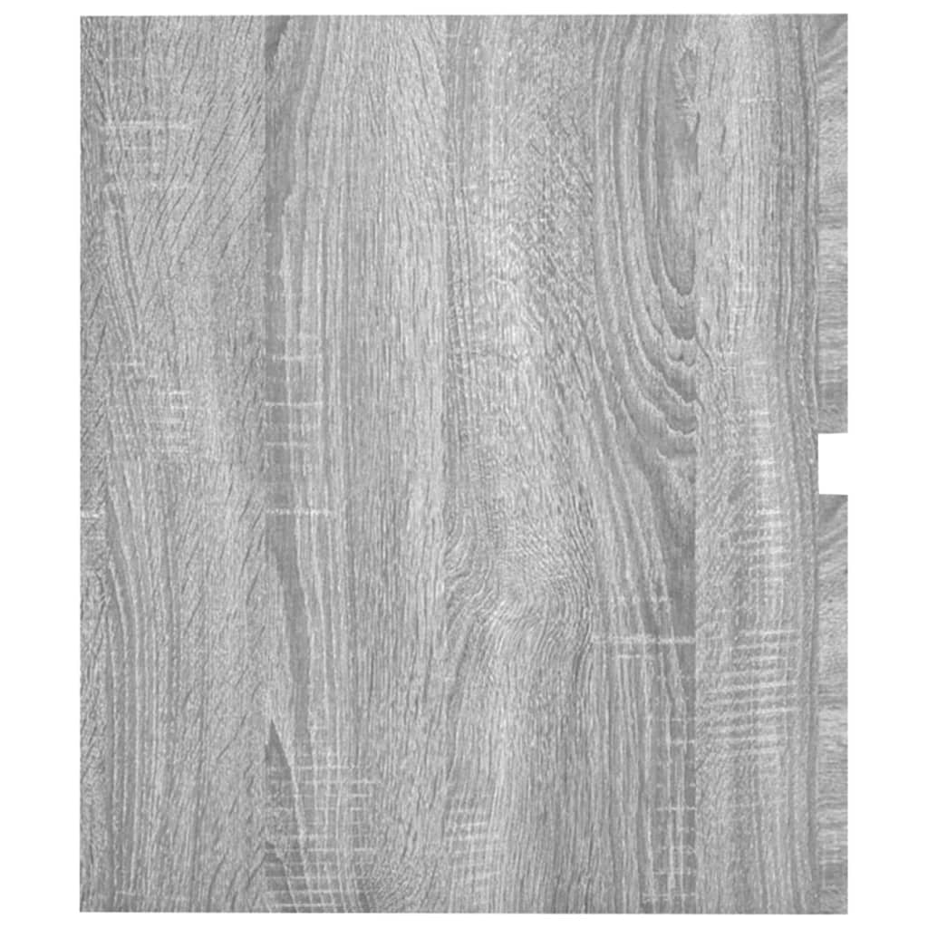 vidaXL Armoire d'évier Sonoma gris 41x38,5x45 cm Bois d'ingénierie