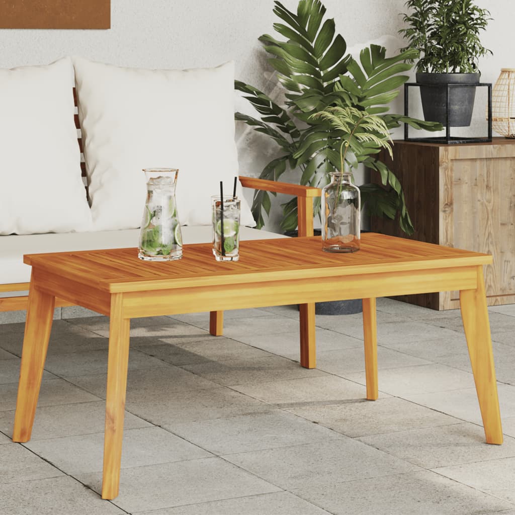 vidaXL Table à manger de jardin 100x55x45 cm bois massif d'acacia