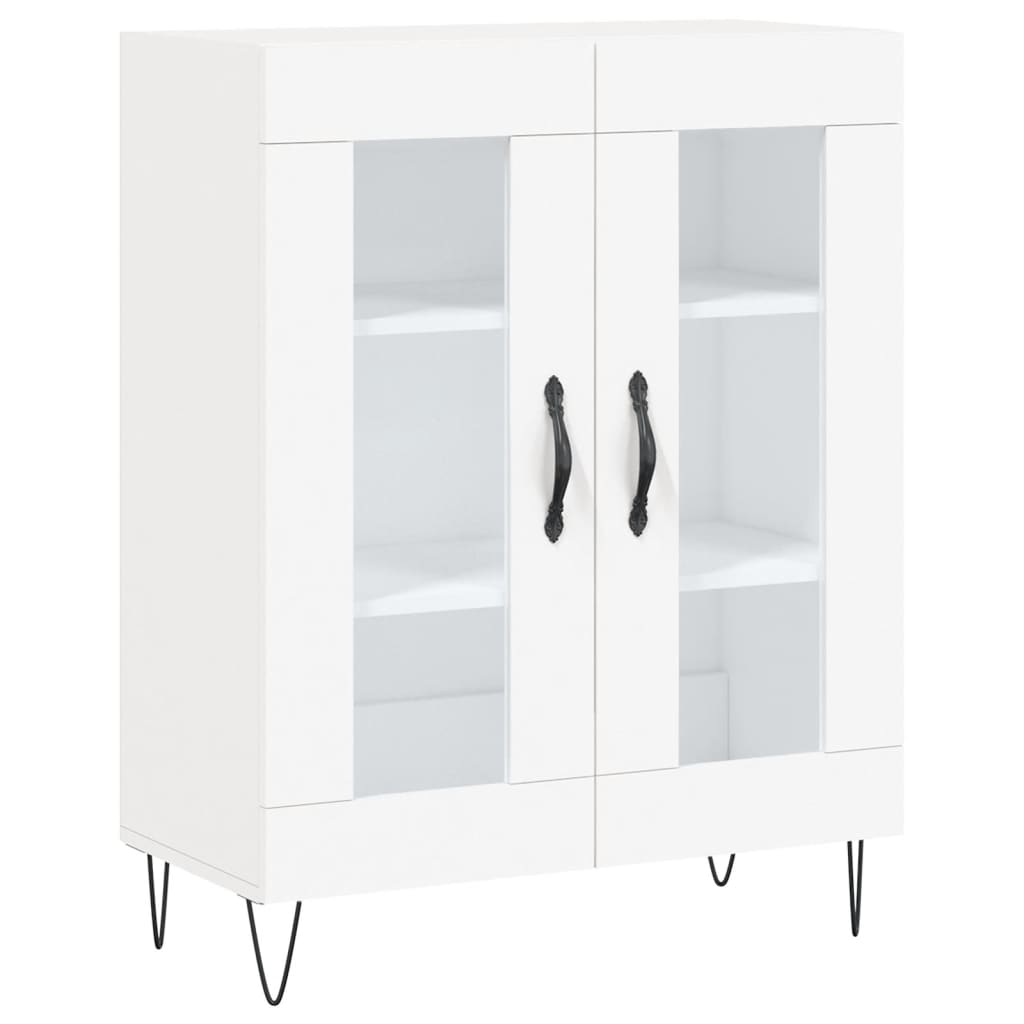 vidaXL Buffet blanc 69,5x34x90 cm bois d'ingénierie