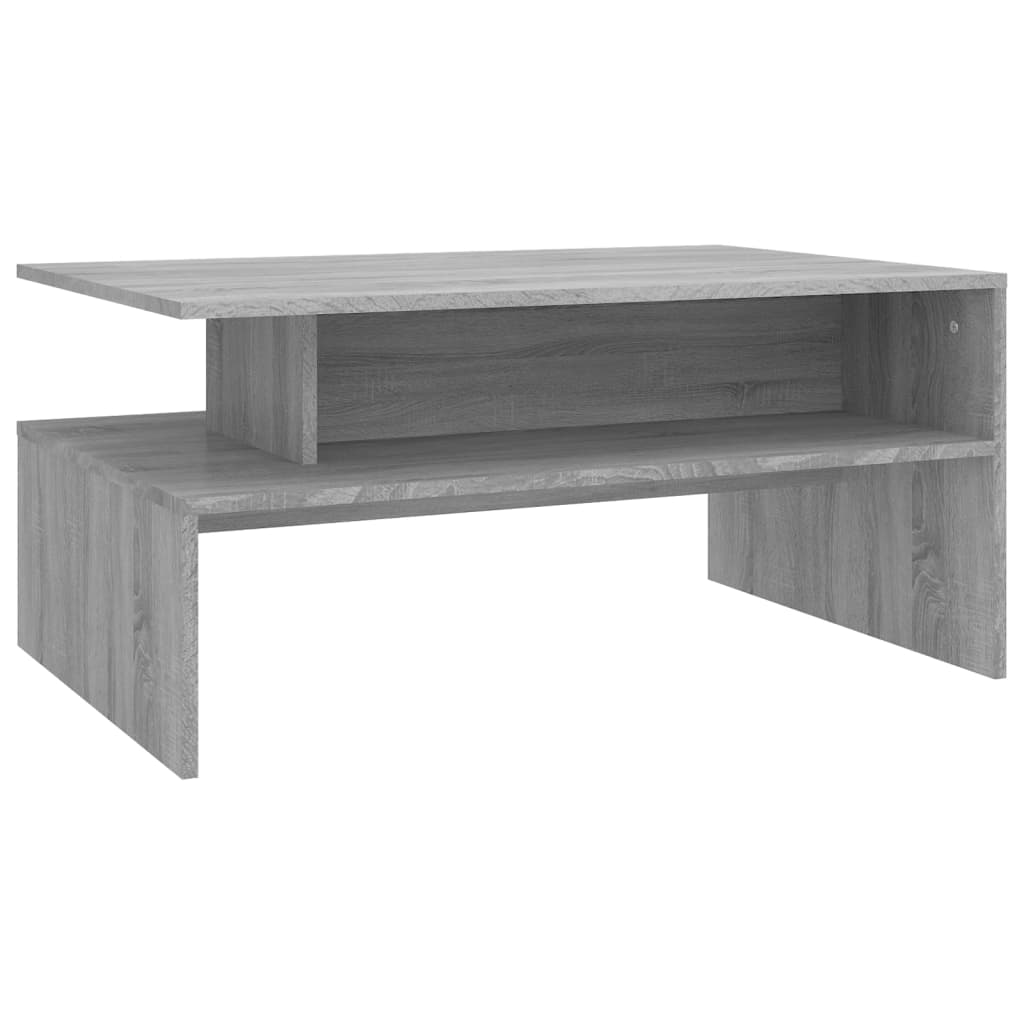 vidaXL Table basse Sonoma gris 90x60x42,5 cm Bois d'ingénierie