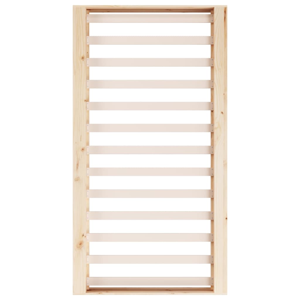 vidaXL Cadre de lit 75x190 cm Petit simple Bois massif