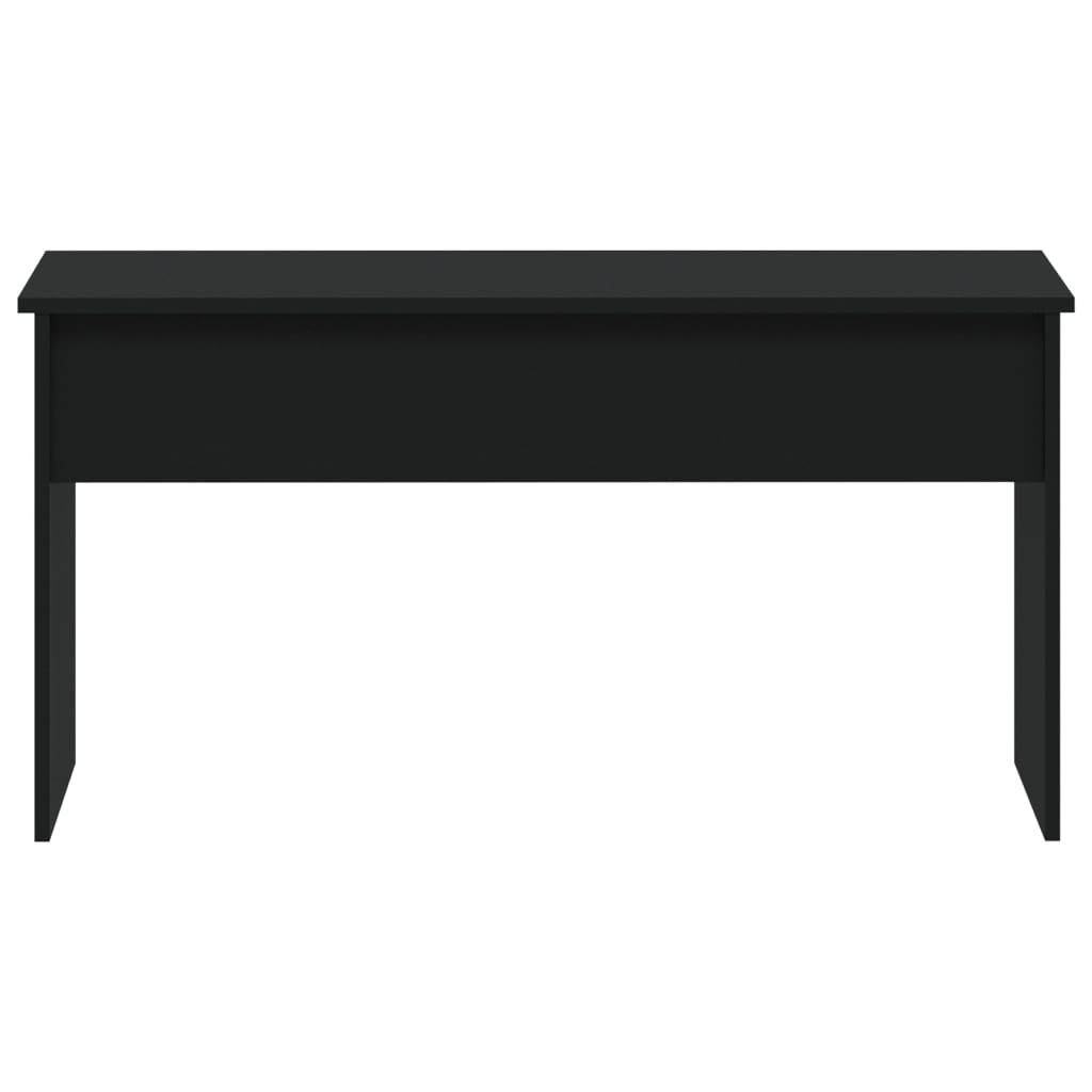 vidaXL Table basse Noir 102x50,5x52,5 cm Bois d'ingénierie
